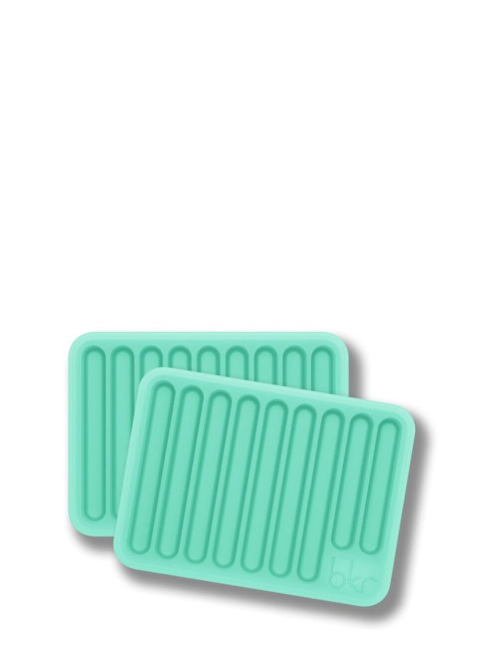 bkr Jules Green Ice Tube Water Bottle Cube Trays (Set of 2) - New